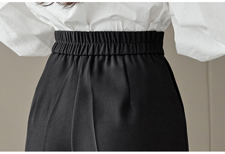 Celana Wanita Mode Setelan Celana Panjang Lurus Celana Wanita Baru S-XL Celana Panjang Baru Harajuku Setelan Pinggang Tinggi Celana Sembilan Titik 260A