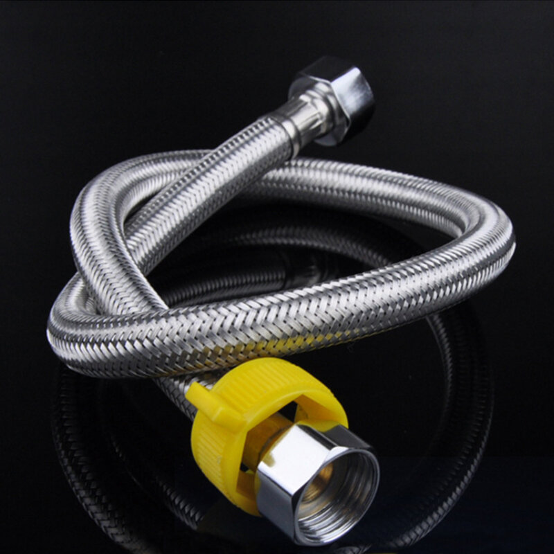 Tap Connector Line For Kitchen Basin Stainless Steel Inlet Valve Connector Hose Tube Flexible