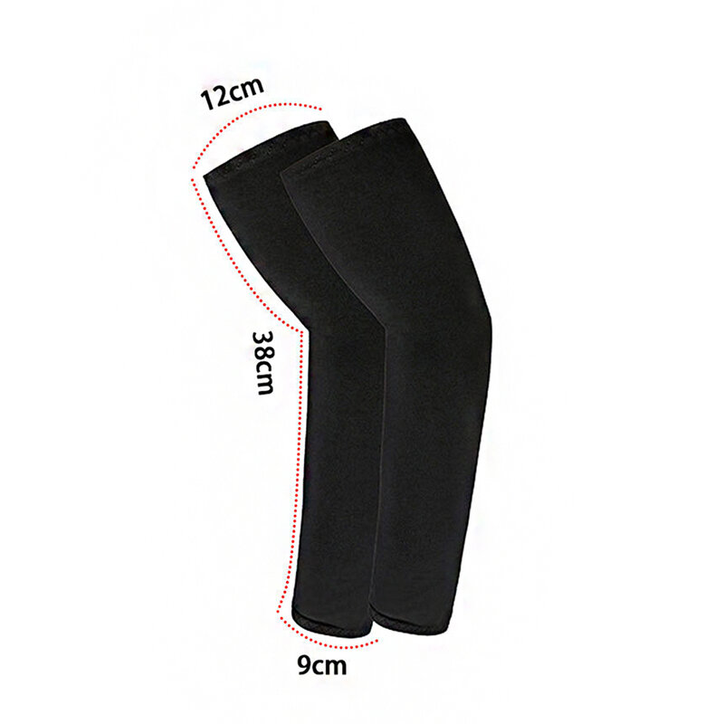 2Pcs Unisex Cooling Arm Sleeves Cover Sports Running UV Sun Protection Outdoor Men Fishing Cycling Sleeves For Hide Tattoos
