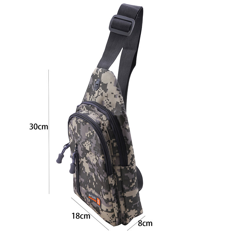 2022 Men Theft Tactical Chest Bag Male Camouflage Shoulder Bags Crossbody Bags School Summer Short Outdoor Trip Messengers Bag