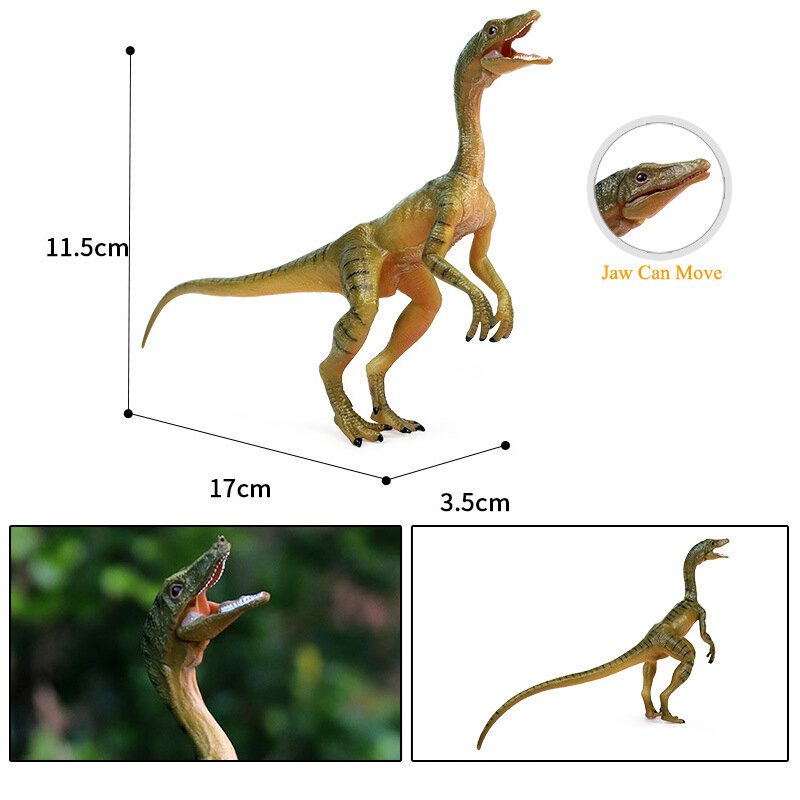 Mainan Dinosaurus Model Hewan Dunia Jurassic Patung Kecil Velociraptor Tyrannosaurus Rex Mainan Action Figure Edukasi untuk Anak-anak