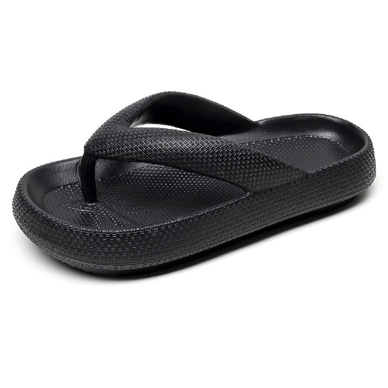 Moda Casal Flip-flops Sapatos Femininos Fundo Grosso Anti-slip Confortável Flip-flops Summer Wear Fora Casual EVA Flat Shoes