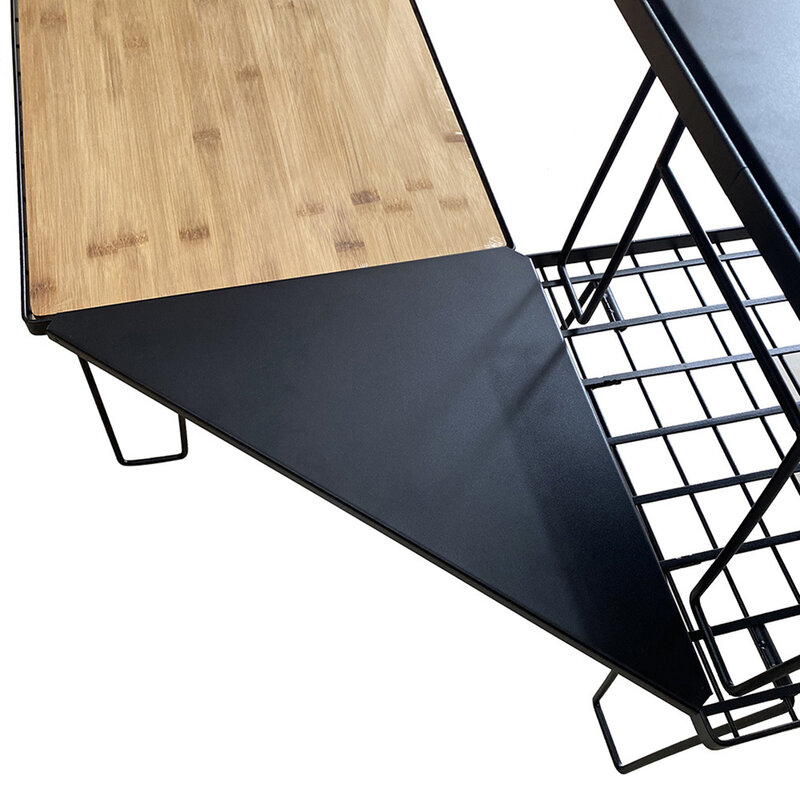 Edelstahl Dreieck Boards Outdoor Folding Mesh Tisch Ecke Stecker Platten Camping Möbel für Outdoor