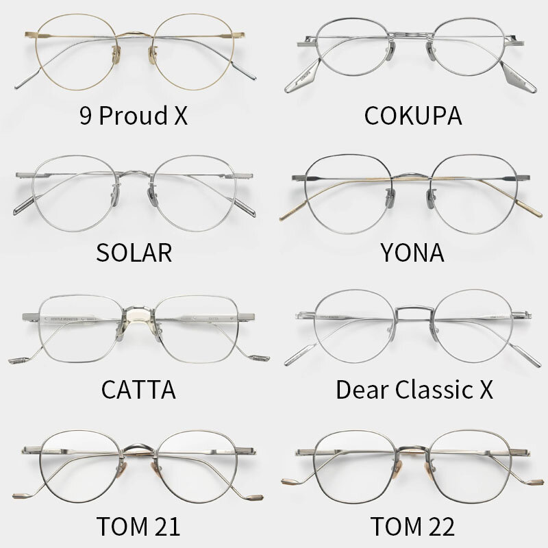 男性と女性のためのケムモンスター老眼鏡,抗青色光レンズ,デザイナーラウンド,合金,アンチエイジング