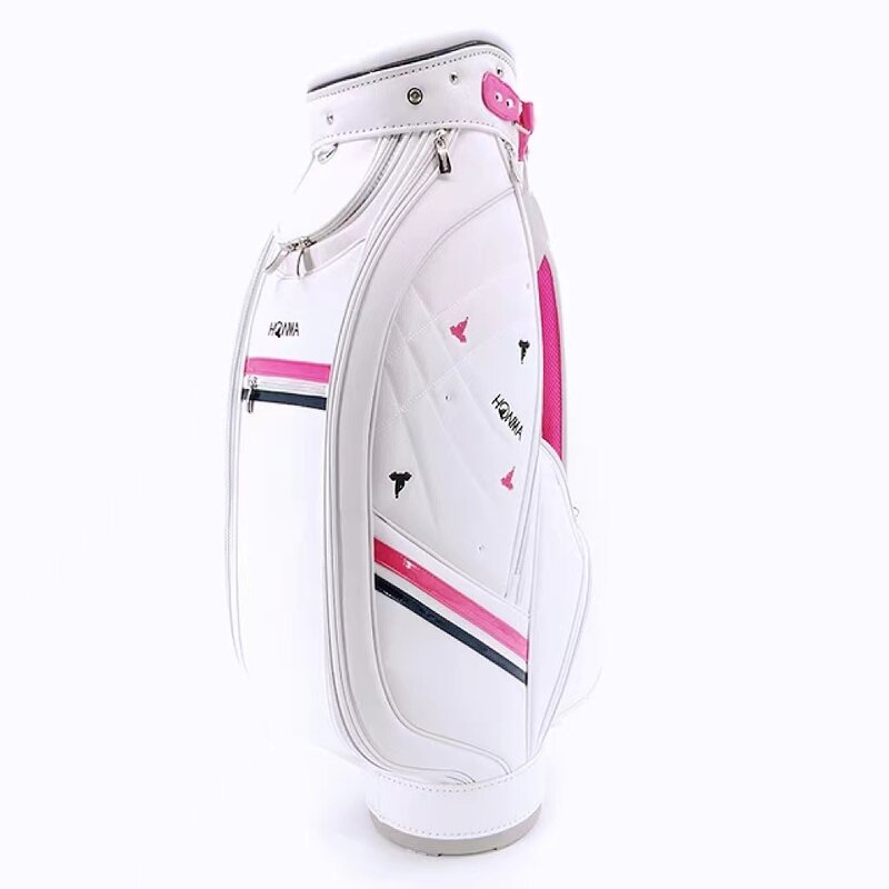 Sacca da Golf, borsa da golf PU premium da donna, opzione impermeabile leggera borsa da golf HONMA da 9.5 pollici