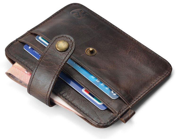 ผู้ชายหนังกระเป๋าสตางค์ขนาดเล็กกระเป๋าสตางค์มินิกระเป๋าเงิน Walet บาง Portomonee Carteras ชายกระเป๋าสตาง...