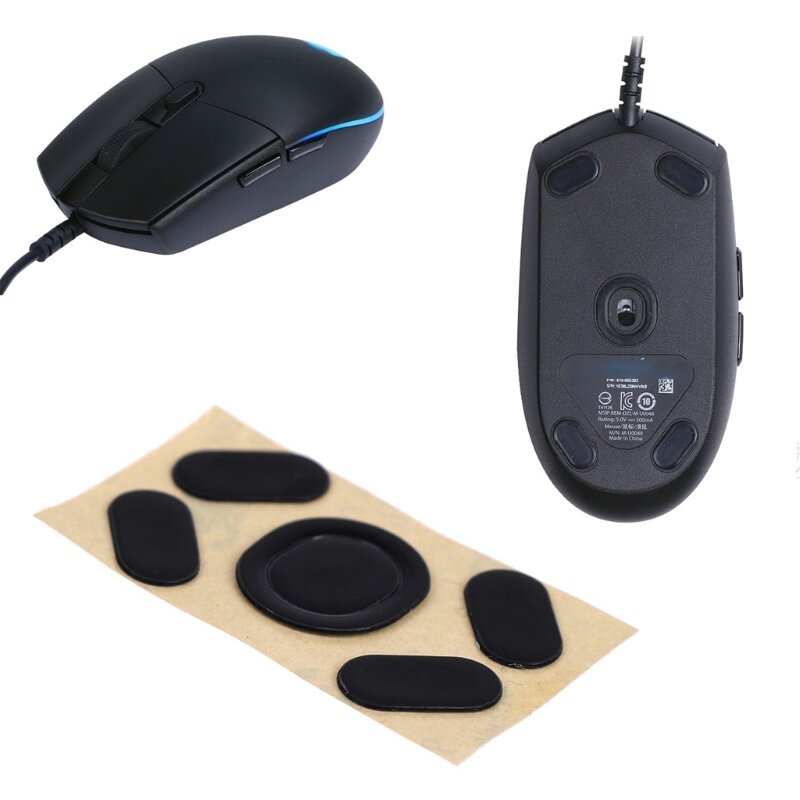 1 Set 0.6mm Curve Edge Mouse Feet Mouse Skates For Logitech G102 G PRO Wired H4GA