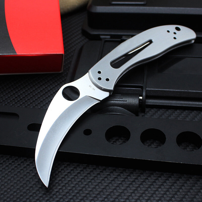 High Hardness Outdoor Knife Tactical Folding Knife Outdoor Camping Wilderness Security Pocket Portable EDC Tool