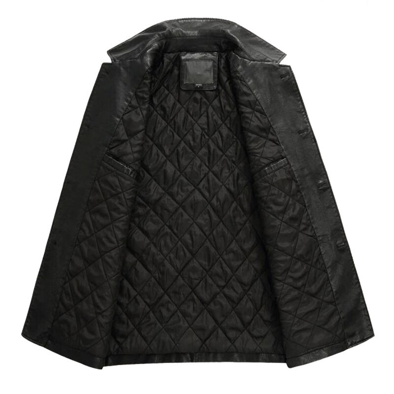 Giacche in ecopelle da uomo giacche in pelle PU da moto lavate capispalla cappotto giacca in pelle antivento moda maschile Plus Size 4XL