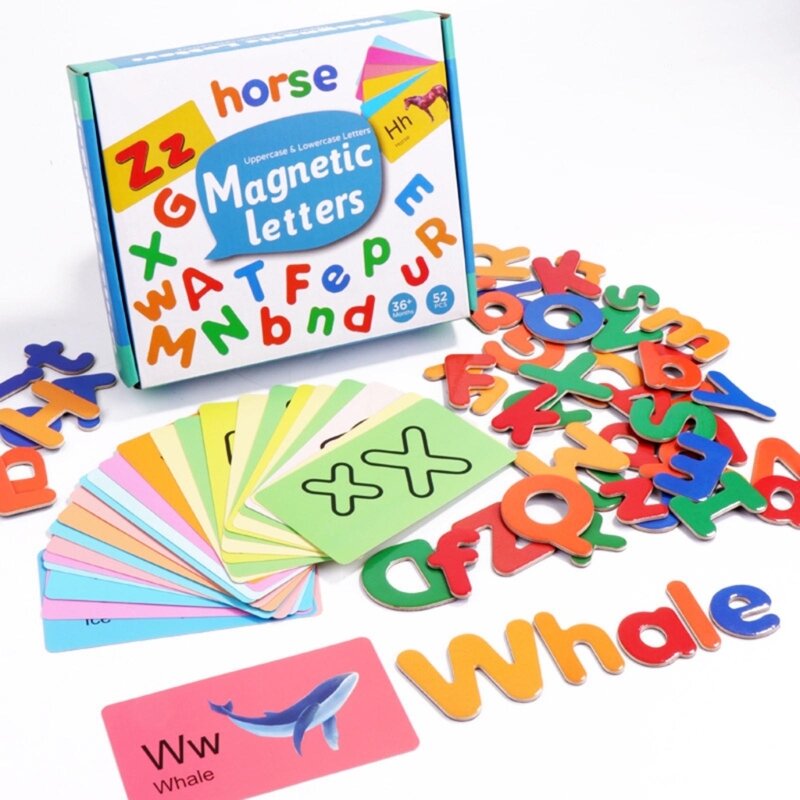 Ortografia gioco di lettere ortografia lettura alfabeto inglese lettere giocattolo di carte 1560