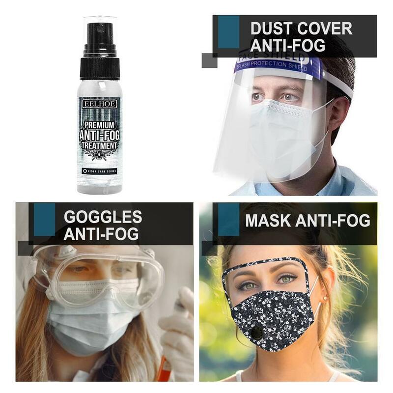 Agent antibuée 32ml, traitement Anti-buée, Spray intensif de longue durée, huile de nettoyage pour visières de casque, lunettes