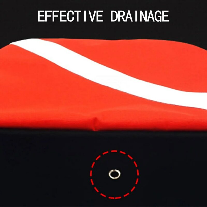Oxford Pano Mergulho Regulador Carregando Ombro Bolsa Ajustável Strap Zipper Encerramento Proteção Armazenamento Caso Rodada