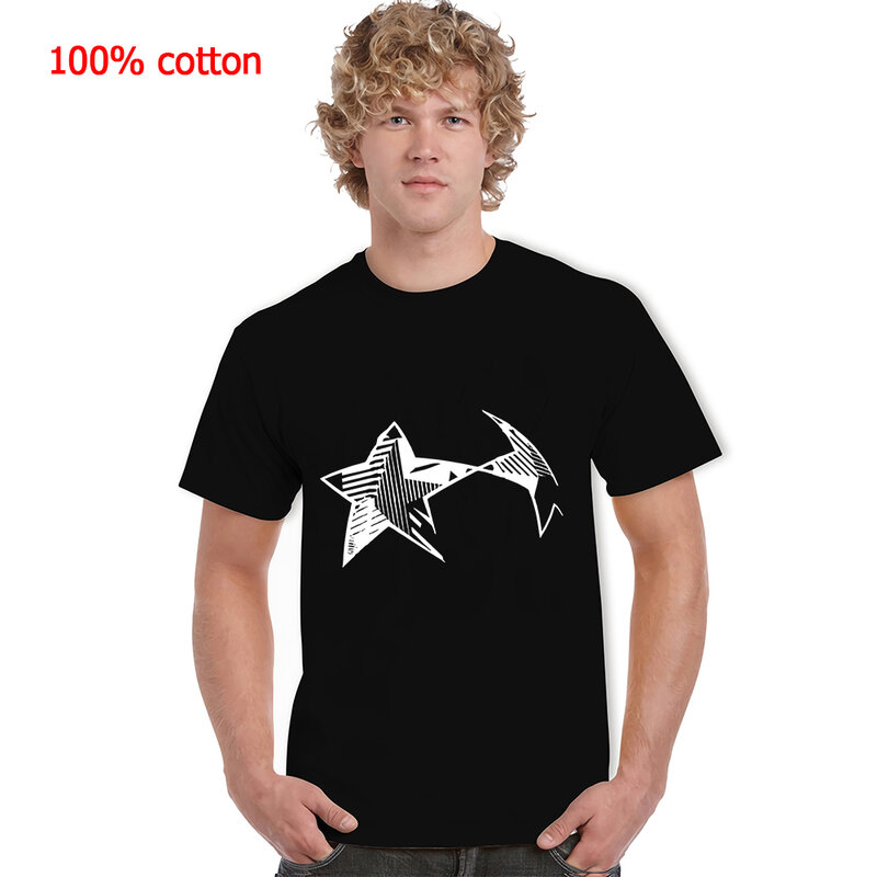 100% cotton Summer T-Shirts Letter Print Streetwear Men Women Fashion O-Neck T Shirt Hiphop Tees Tops Clothing