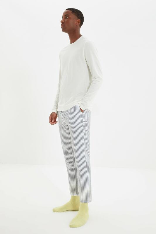 Trendyol Striped Woven Pajamas set THMAW21PT0388