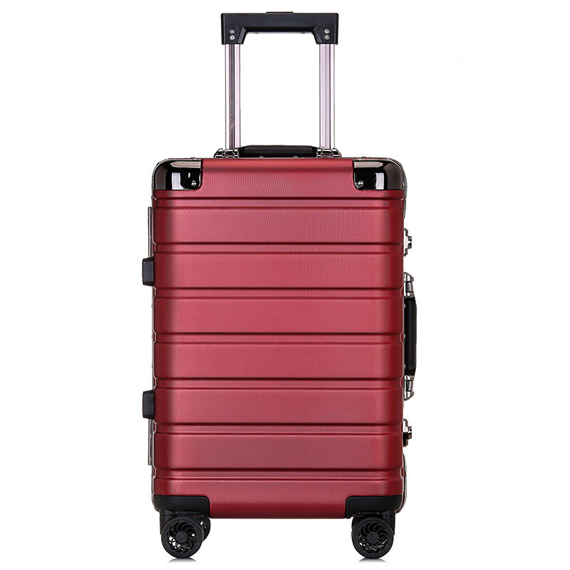 Cadre en Aluminium de 20 ou 24 pouces, valise rigide à roulettes, cabine de 20 pouces, bagages de cabine, 24 bagages vérifiés