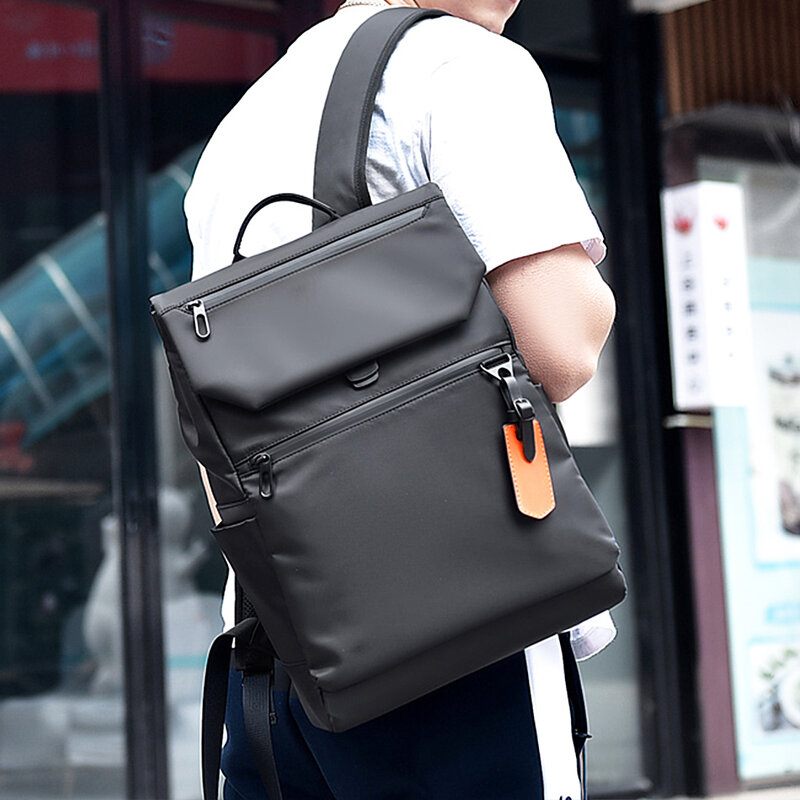 Высококачественный водонепроницаемый рюкзак для ноутбука Dc.meilun, Роскошный дизайнерский черный рюкзак для бизнеса, городской мужской рюкза...