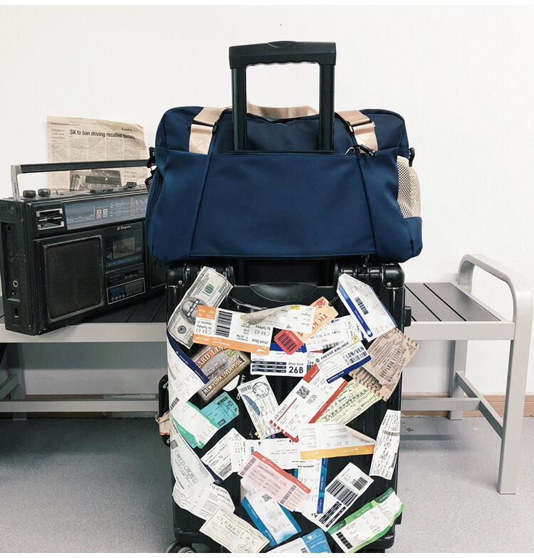 Yilia – sac de voyage de grande capacité, sacoche à main légère de grande capacité, sac à bandoulière pour voyage à bord, sacoche de fitness, nouvelle collection 2022