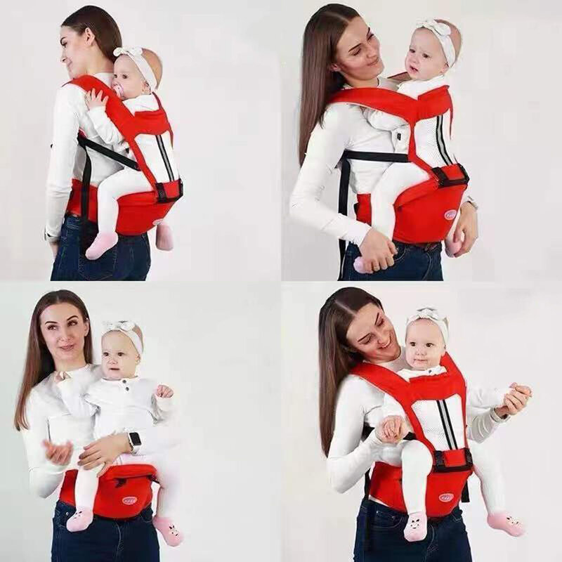 0-48เดือน Ergonomic Baby Carrier ใหม่เกิด Baby Carrier กระเป๋าเป้สะพายหลังเดิน Hipseat Carrier ด้านหน้า Kangaroo Baby Wrap