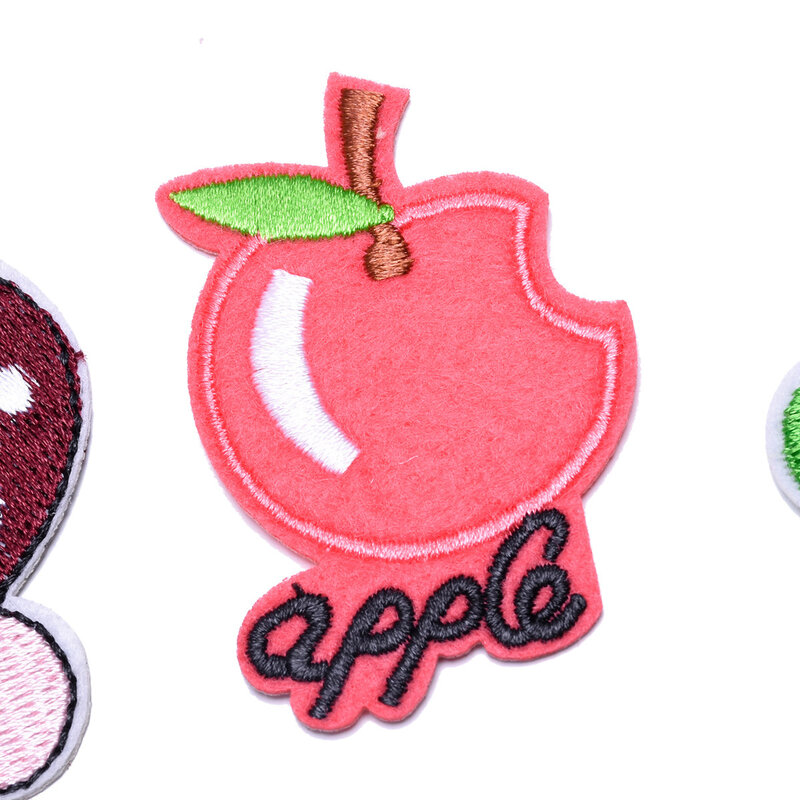 9 Stuks Groente En Fruit Serie Ijzer Op Geborduurde Patches Voor Op Naaien Diy Kleding Hoed Jeans Rok Sticker Strijken patch Decor