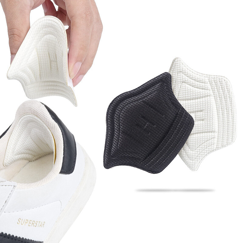 2 pçs/pçs/set palmilhas para sapatos remendo calcanhar almofadas para sapatos de desporto tamanho ajustável antiwear pés almofada palmilha protetor calcanhar volta adesivo
