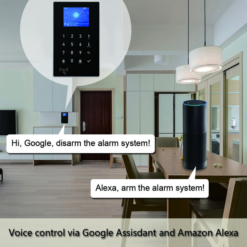 Tuya-sistema de alarma de seguridad para el hogar, Kit de alarma antirrobo inalámbrico con WiFi, GSM, 433MHz, funciona con Alexa y Google APP, nuevo