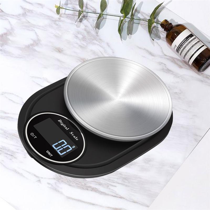 2KG/0.1g Stainless Steel Kitchen Scale Baking Cooking Use High Precision Electronic Scale without Battery Included