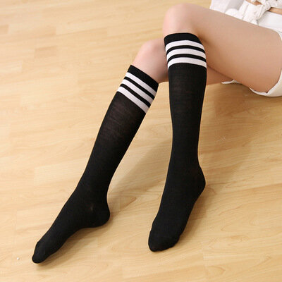 Fashion Sexy Stripe Women's Long Socks Girls Over Knee Sock Kawaii Compression Stockings Thigh High Socks Cute Overknee Sockss