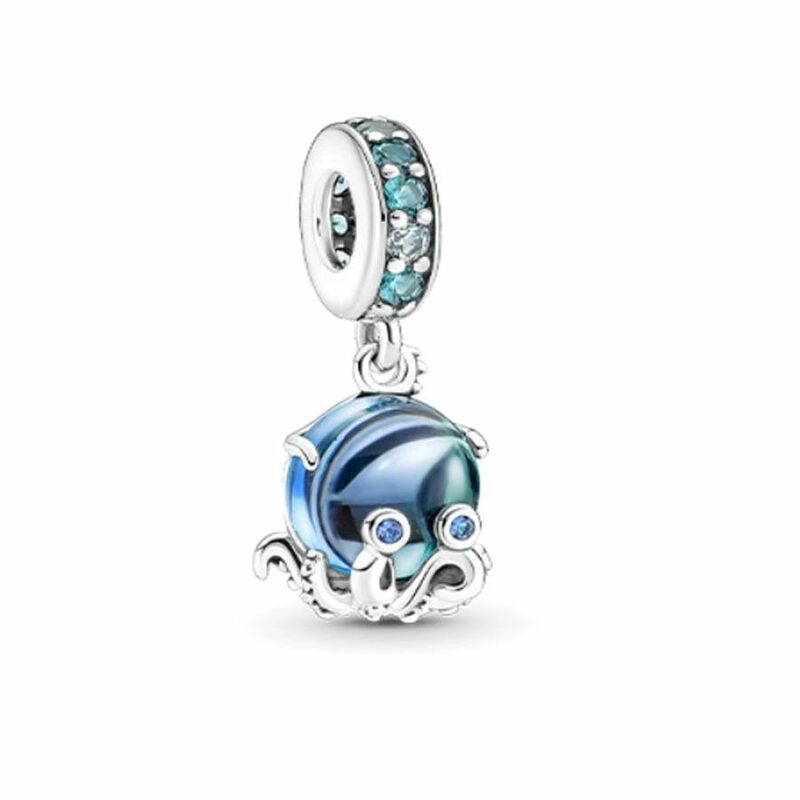 2022 New Summer Octopus Cactus Jewelry Gifts For Women 925 Sterling Silver Bracelets DIY Charm Fit Original Pandora Bangle Beads