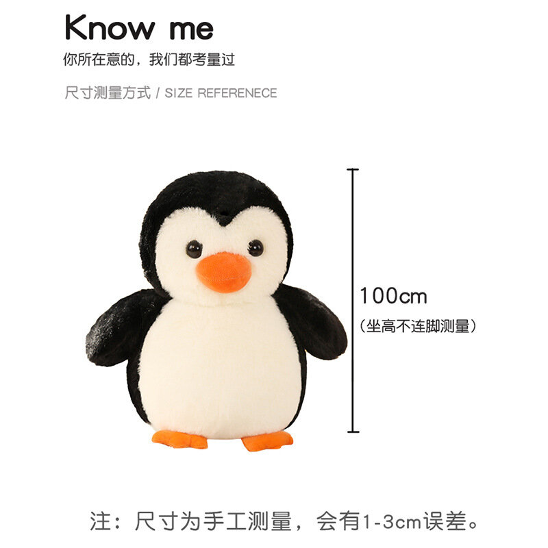 Large Cute Surprise Gift Penguin Doll Plush Toy Penguin Baby Doll Soft Bed Pillow Children's Birthday Festival  Baby Toys