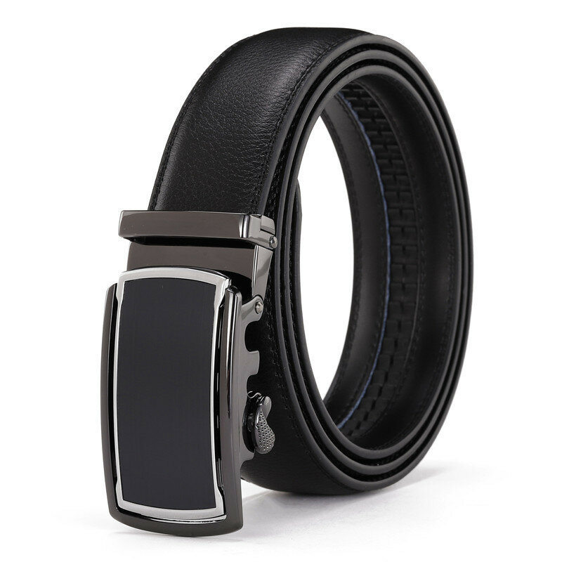 Cinturones de diseñador para hombre, cinturones de cuero genuino de lujo para negocios, de alta calidad, informales, con hebilla automática de Metal