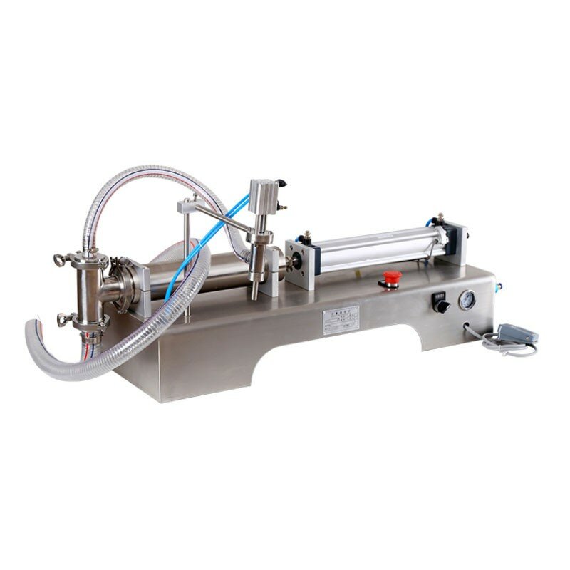 Liquid Filling Machine Piston Filler Water Pneumatic Milk Juice Oil Semi Automatic Ejuice Eliquid Sauce Device Free Shipping