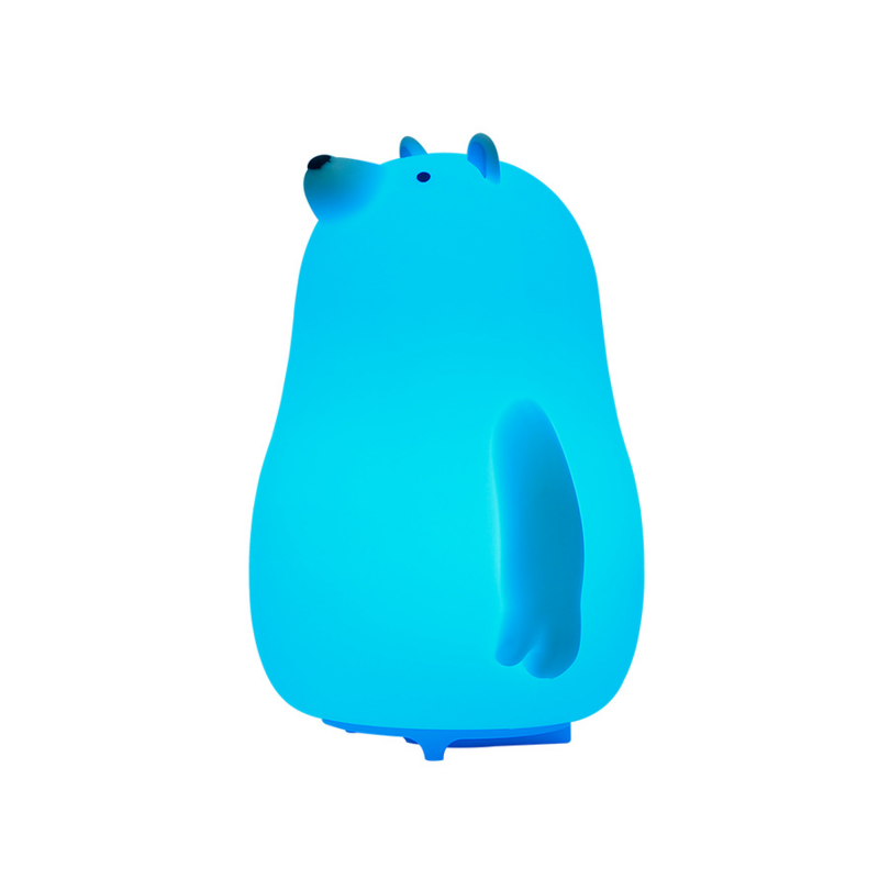 Vnzzo – veilleuses en Silicone, lampes de nuit à intensité réglable, rechargeables par USB, cadeaux pour enfants et bébés, dessin animé, ours mignon