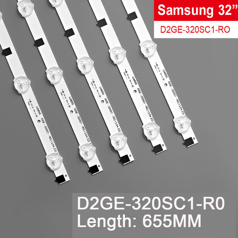 Для Samsung Ue32f5000 D2GE-320SCO-R3 UA32F4088AR, подсветка, люмен, фотовспышка 650 мм, 9 лампочек, лампа для ЖК-телевизора 32 дюйма