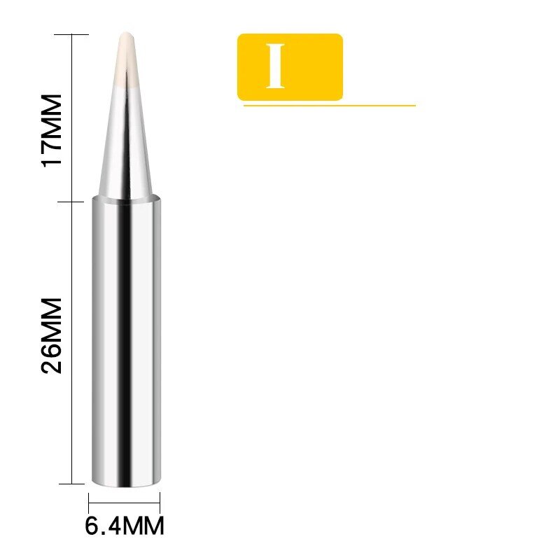 Tin Tip for Station Soldering Iron, Welder Tips Accessories, 5Pcs 900M (I+B+K+3C+2.4D), Internal Heating Constant Temperature