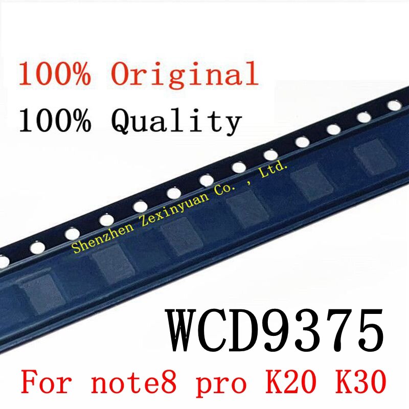 1-10 pz WCD9375 001 per note8 pro K20 K30 Audio IC Codec Chip Audio