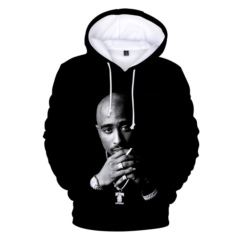 2023 Rapper Tupac 2pac Hoodies Streetwear ผู้ชายเสื้อผ้าเด็กคลาสสิก2pac เสื้อฮู้ดดี้กันหนาวผู้ชายผู้หญิงฤดูใบไม้ผลิฤด...