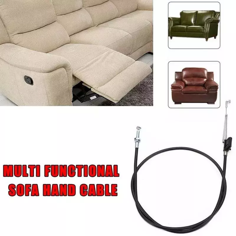 Pegangan Kursi Tarik Universal Pegangan Kursi Pengganti Tuas Logam Aluminium dengan Pegas dan Kabel untuk Sofa Ruang Santai