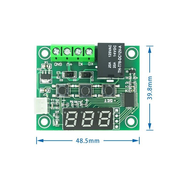 W1209 Mini thermostat Temperature controller Incubation thermostat temperature control switch W1209 CASE