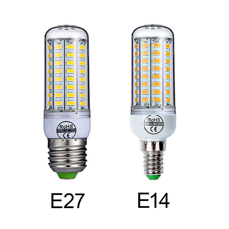 6 Buah Lampu LED Cahaya Matahari Super Terang E27 Lampu LED Jagung 220V Lampu LED Putih Hangat Dingin Putih Dasar E14 untuk Dalam Ruangan Rumah Ruang Tamu
