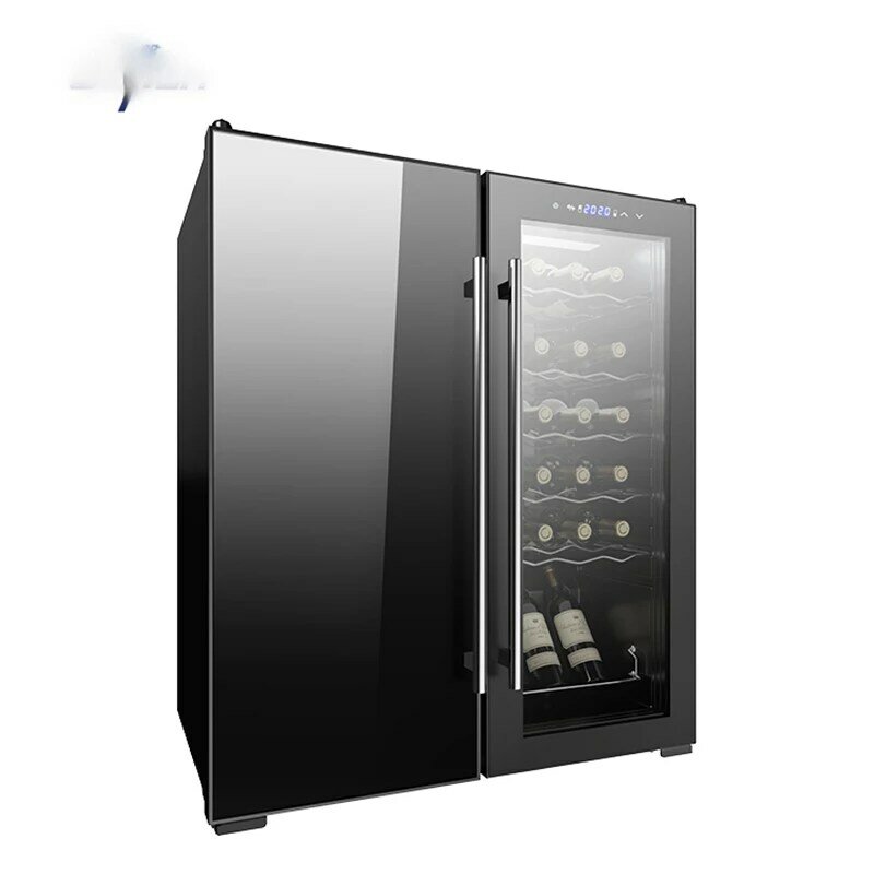 압축기 220v 독립형 키가 큰 냉장고 미니 와인 쿨러 디스플레이 유리 도어