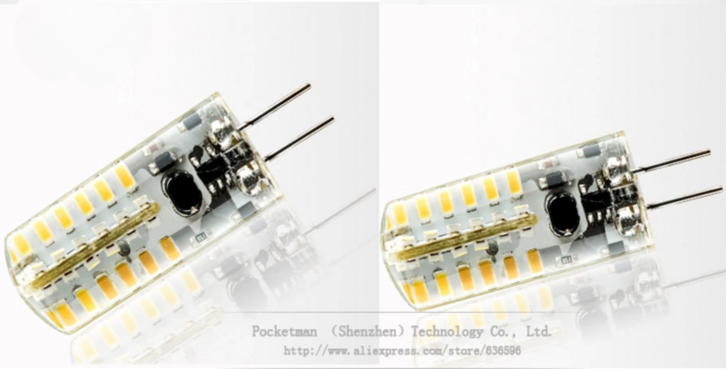 LED家庭用電球,高出力調整可能ランプ,12v,DC,g4 24/48LED電球,3014 smd,超高輝度,12v