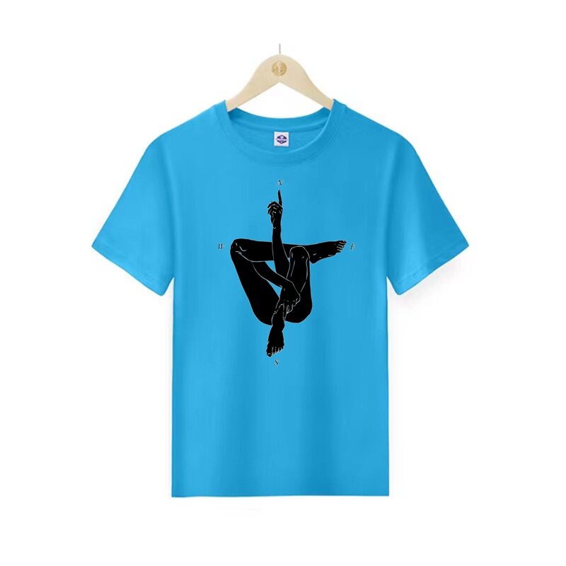 Однотонные Графические Топы унисекс, Высококачественная Минималистичная модная футболка с принтом, Удобная тонкая футболка