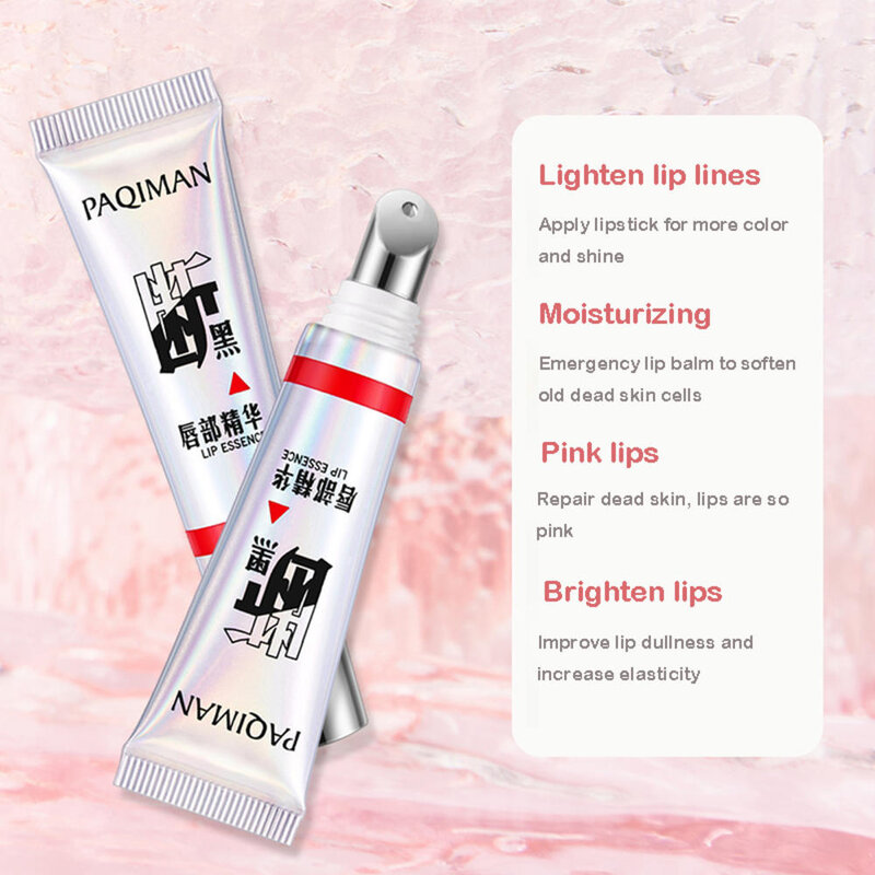 10ml Lip Essence Lips Pink Fresh Lightening Bleaching Cream Lip Plumping Exfoliating Treatment Remove Dark Smoke Lips Essence