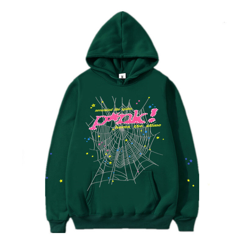 Y2k Street Clothing Harajuku Spider Hooded Sweatshirt Daily Casual Men's and Women's Pullover Long Sleeve Top 2023 Fashion New