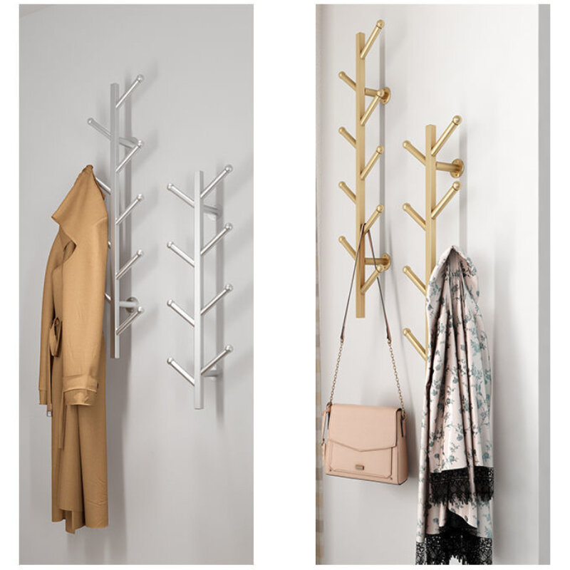 Nordic metal roupas cabide pendurado na parede sala de estar quarto móveis varanda ganchos criativo casa decoração casaco rack armazenamento