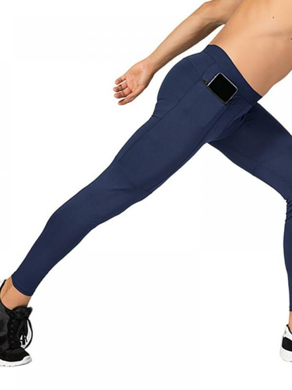 Pantalon Fitness à fermeture éclair pour hommes, collant à haute élasticité à séchage rapide, anti-transpiration, avec poche, nouvelle collection 2022