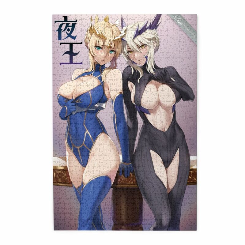 Anime roba Puzzle Fate Grand Order Poster pittura 1000 pezzi Puzzle per adulti giocattolo antistress Hentai Sexy Merch Room Decor