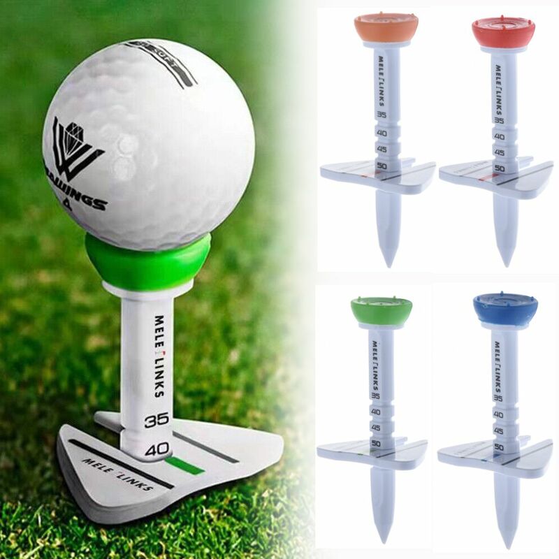 1pc ajustável náilon/silicone t de golfe step down titular bolas suporte acessórios plástico presentes golfe para golfista base suporte