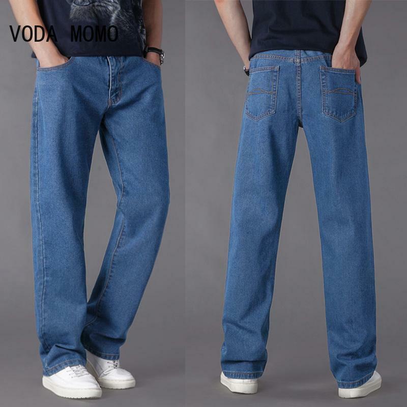 Jeans da uomo moda allentato dritto nuovi pantaloni larghi Casual Cowboy Mans Streetwear pantaloni Hip-Hop coreani jeans primavera estate