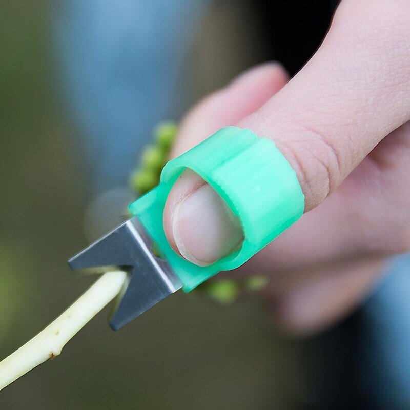 1 buah alat berkebun gunting pangkas taman cincin memetik buah cincin memetik sayuran alat gunting pemotong